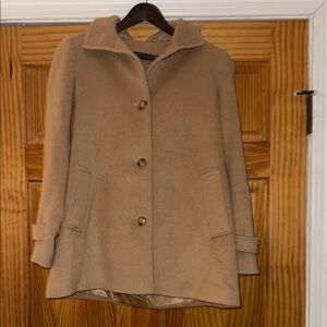Ralph Lauren Camel Women's Tan Wool  Coat Size 4